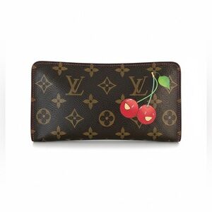 Louis Vuitton Murakami Cherry Print Monogram Cerises Zippy Wallet